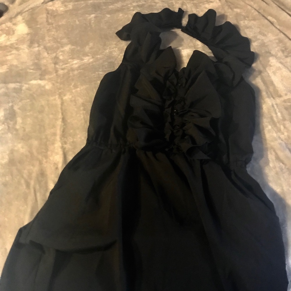 Black Halter Dress NWOT